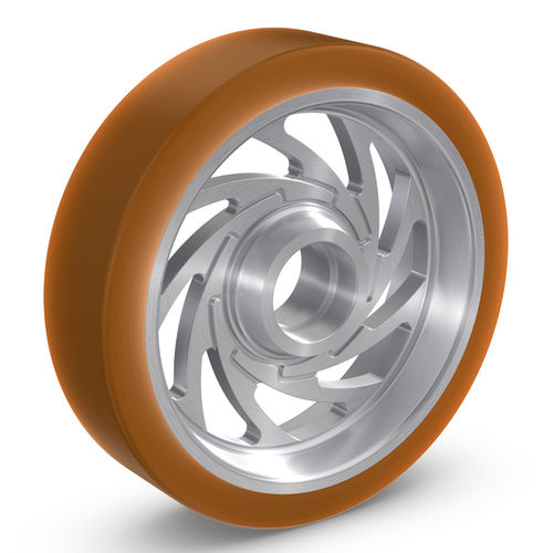 Ruota con fascia - VULKOSOFT® - RÄDER-VOGEL RÄDER- UND ROLLENFABRIK GMBH & CO. KG - in poliuretano / per carichi pesanti / a bassa rumorosità