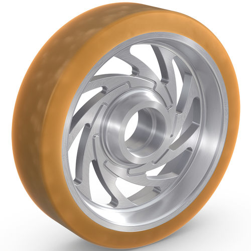 Ruota con fascia - TRACTOSOFT® - RÄDER-VOGEL RÄDER- UND ROLLENFABRIK GMBH & CO. KG - in materiale composito / per carichi medi