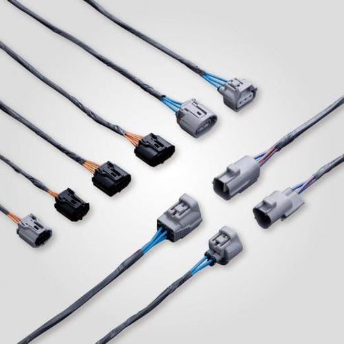 Connettore per fascio di cavi - Sumitomo Electric Ltd - di alimentazione elettrica / rettangolare / ad alta frequenza