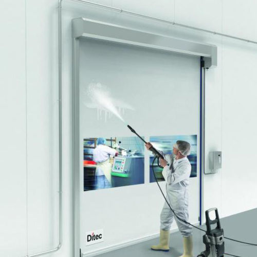 Porta ad avvolgimento - Soft Reset  - Ditec - in metallo / in PVC / per interno