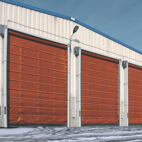 Porta ad impacchettamento - NERGECO T ENDURO 5 - Entrematic Dynaco - da esterno / rapida / di sicurezza