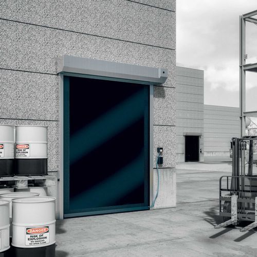 Porta ad avvolgimento - S-535 - Entrematic Dynaco - in acciaio inossidabile / per interno / antideflagranti
