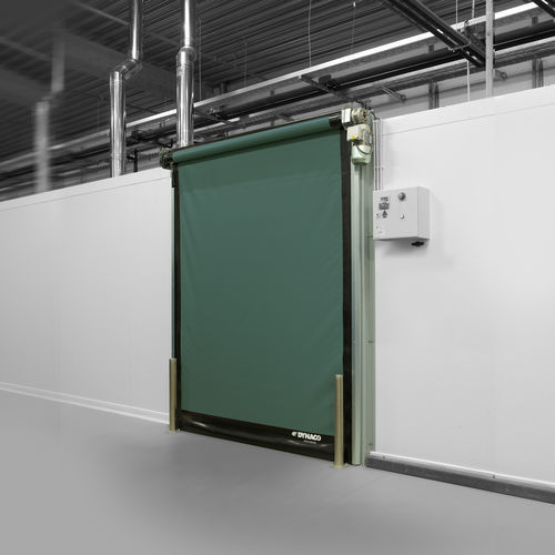 Porta ad avvolgimento - D-311 - Entrematic Dynaco - in acciaio inossidabile / in PVC / per interno
