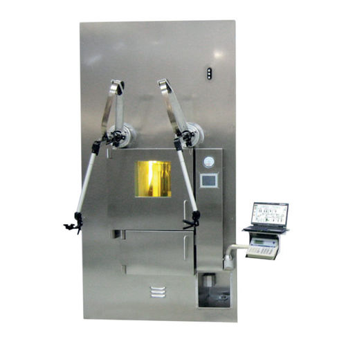 Cella schermata per distribuzione - DHC - Tema Sinergie S.p.A. - per radiofarmacia / a flusso laminare verticale / con schermatura