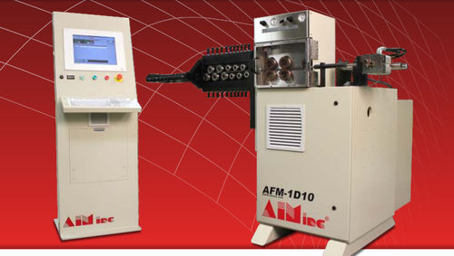 Macchina alimentatrice svolgitrice raddrizzatrice CNC - AFM-1Dx - aim inc