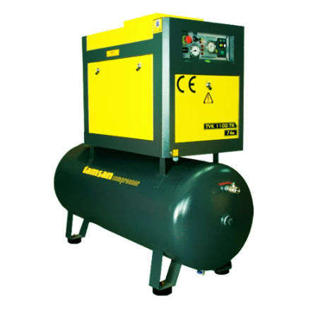 Compressore a vite - TVK 1100 T - tamsan compressor - d'aria / con motore elettrico / fisso
