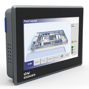 Web-console touch screen - EW10 series - ESA elettronica - TFT LCD / con touch screen capacitativo / 7"