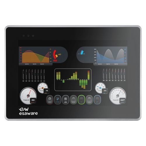 HMI con touch screen - EW1 series - ESA elettronica - touch screen / ad incastro / 1366 x 768