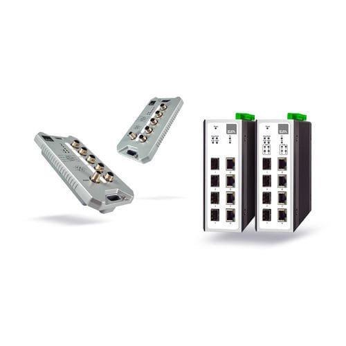 Switch Ethernet gestibile - HIDRA series - ESA elettronica - non gestibile / 8 porte / 8 porte