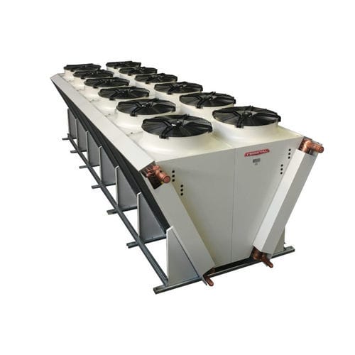 Condensatore a V - VC series - FRIMETAL - ventilato / in acciaio / di processo