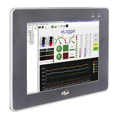 Panel PC di LCD - iPPC series - ICP-DAS - 15" / 12" / 17"