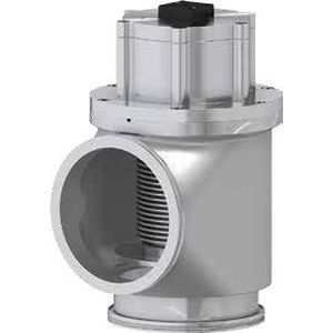 Valvola ad angolo retto - 264 series - VAT Vakuumventile AG - a otturatore / con volante / pneumatica