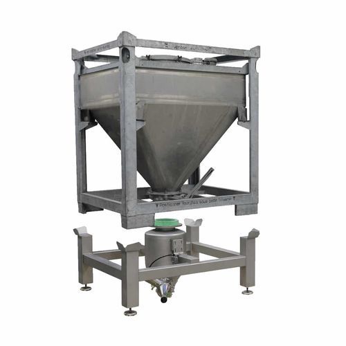 Sistema di scarico per contenitore IBC - VOLKMANN - di riempimento