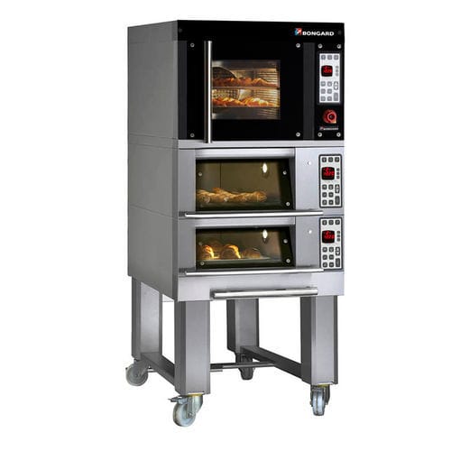 Forno per il settore agroalimentare a piano fisso - SOLEO EVO M1 SHOP / KRYSTAL+ - Bongard - a convezione / per pane / di cottura