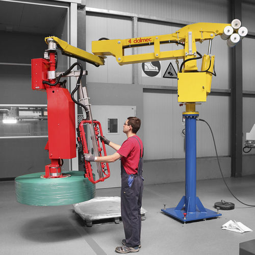 Manipolatore pneumatico - DALMEC - elettrico / con magnete di sollevamento / con presa