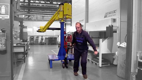 Manipolatore pneumatico - DALMEC - elettrico / con presa / per movimentazione di bobine