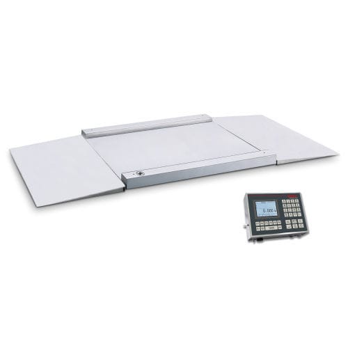 Bilancia a piattaforma con profilo basso - 7784 series - Soehnle Industrial Solutions GmbH - kg / con monitor separato / in acciaio inossidabile
