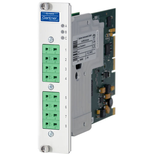 Modulo di I/O analogico - Q.raxx XE A104 TCK - Gantner Instruments - EtherCAT / a 8 ingressi analogici / da incasso