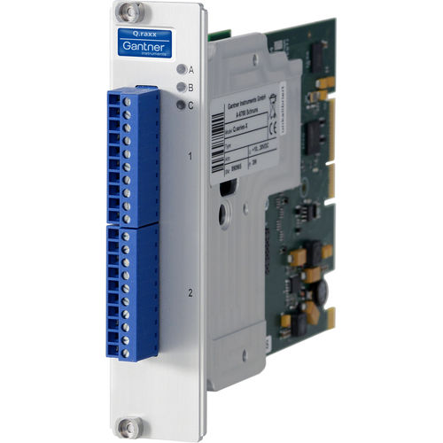 Modulo di I/O analogico - Q.raxx XE A109 - Gantner Instruments - EtherCAT / a 4 ingressi analogici / 4 ingressi digitali
