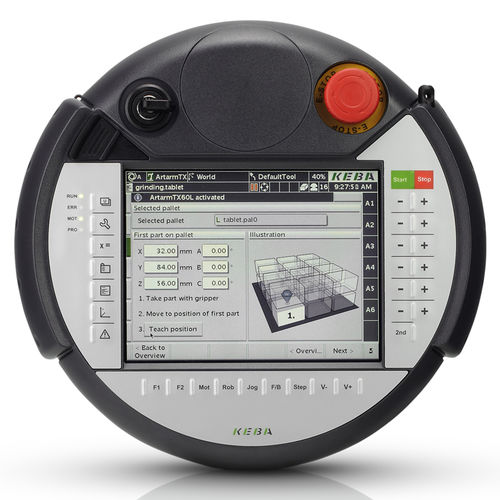 Pannello operatore con touch screen resistivo - KeTop T55 - KEBA Group AG - con tastiera / embedded / portatile