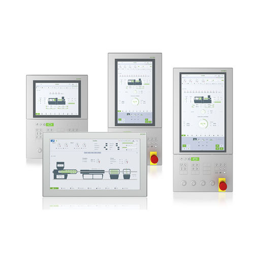HMI con touch screen multitouch - KeTop OP 500 series - KEBA Group AG - con tastiera / ad incastro / 1024 x 768