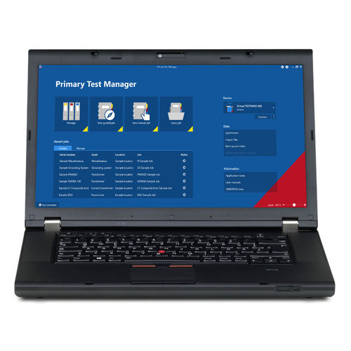 Software diagnostico - Primary Test Manager™ - OMICRON electronics - di analisi di dati / di gestione di rapporto / per test