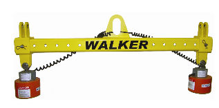 Sollevatore magnetico permanente a commutazione elettrica - EX series - WALKER MAGNETICS - per movimentazione / a traverse fisse