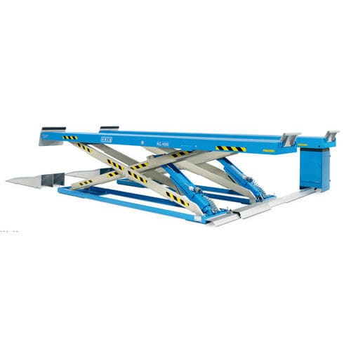 Ponte sollevatore a pantografo - 8 series  - OMCN SOLLEVAMENTO - 4 tonnellate / 3,5 tonnellate / 5 tonnellate