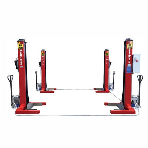 Elevatore a colonna a 4 colonne - LTW series - WERTHER - SOLLEVAMENTO - 10 tonnellate / 7,5 tonnellate / 8,5 tonnellate