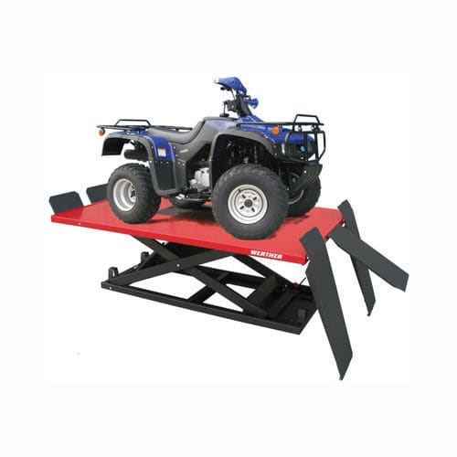 Ponte sollevatore a pantografo - WML600Q - WERTHER - SOLLEVAMENTO - 600 kg / idraulico / per quad