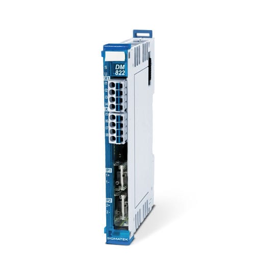 Modulo di ingresso digitale - DM 822 - SIGMATEK GmbH & Co KG - a 2 I / 8 ingressi digitali / di pressione differenziale