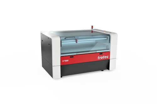 Macchina da taglio laser CO2 - SP500 - Trotec Laser GmbH - per tessuti / per Arcyl / per metallo