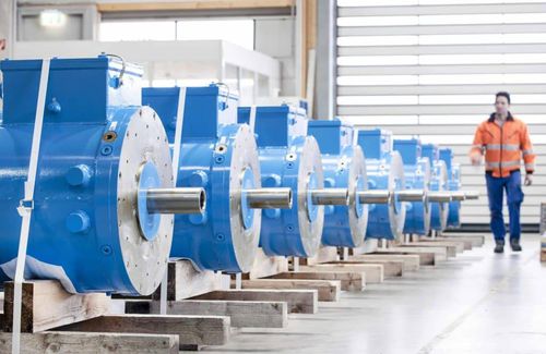 Motore ad induzione - MKH - ELIN Motoren GmbH - 690 V / con rotore a gabbia di scoiattolo / raffreddato ad acqua