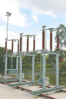 Interruttore-sezionatore ad alta tensione - HDB - CG Power Systems - orizzontale / da esterno