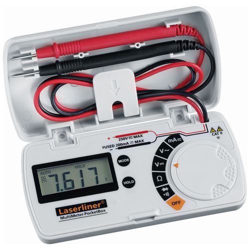 Multimetro digitale - MultiMeter-PocketBox - Laserliner - tascabile / cat II