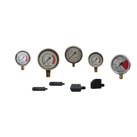 Manometro analogico - HG series - Hi-Force Hydraulic Tools - filettato / a tubo Bourdon a liquido / per applicazioni idrauliche