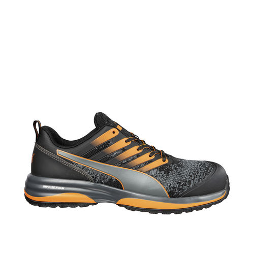 Scarpe antinfortunistiche per logistica e manutenzione - CHARGE ORANGE LOW - PUMA SAFETY SHOES - antiscivolo / antiperforazione / anticalore