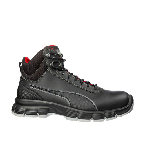Scarpe antinfortunistiche per cantiere - CONDOR BLACK MID - PUMA SAFETY SHOES - antiscivolo / antiperforazione / ESD