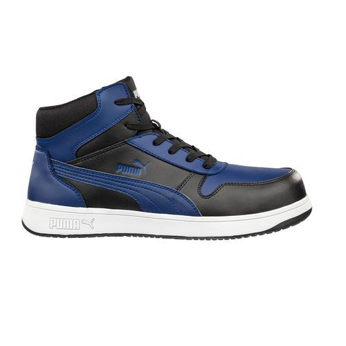 Scarpe antinfortunistiche per il settore agricolo - FRONTCOURT BLUE/BLK MID - PUMA SAFETY SHOES - per cantiere / antiscivolo / antiperforazione