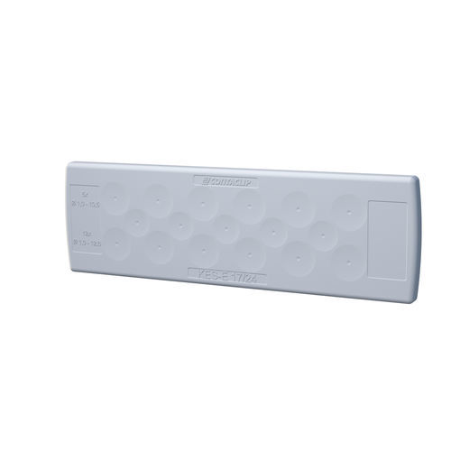Piastra di ingresso cavi IP54 - KES-E series - CONTA-CLIP Verbindungstechnik GmbH - per armadio elettrico / per applicazioni igieniche