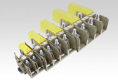 Morsetto componibile su guida DIN - HSKG - CONTA-CLIP Verbindungstechnik GmbH - a perno / di potenza / alta corrente