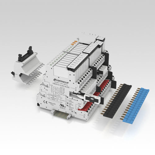 Modulo relè di sicurezza - IRC - CONTA-CLIP Verbindungstechnik GmbH - per montaggio su guida DIN