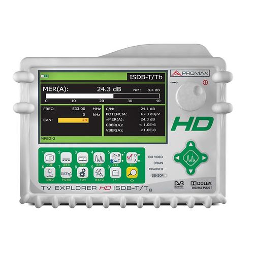 Analizzatore per rete elettrica - EXPLORER HD ISDB-T/Tb - PROMAX ELECTRONICA - ORP / benchtop