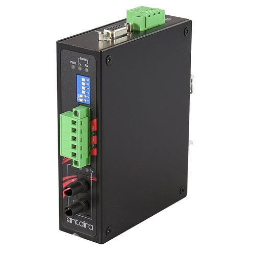 Convertitore di media - STF-401C-TM02-T  - Antaira Technologies - di temperatura / serie / in fibra ottica