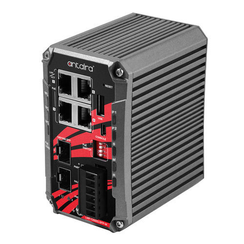 Switch Ethernet gestibile - LMP-C602G-SFP-bt-T-V2 - Antaira Technologies - 6 porte / di livello 3 / Ethernet gigabit