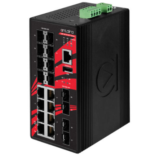Switch Ethernet gestibile - LMP-2012G-SFP-T - Antaira Technologies - 20 porte / di livello 3 / Ethernet gigabit