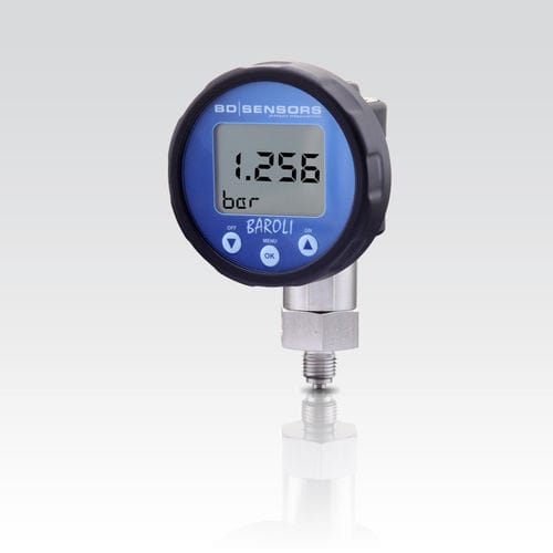 Manometro differenziale - BAROLI 02 - BD|SENSORS GmbH - con display LCD / in acciaio inossidabile / elettronico