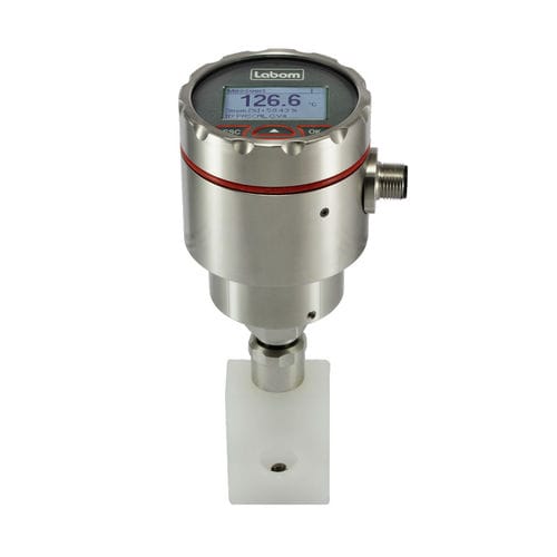 Trasmettitore di temperatura con montaggio a parete - GV4 Clamp-on - LABOM Mess- und Regeltechnik GmbH - Pt100 / digitale / per tubi