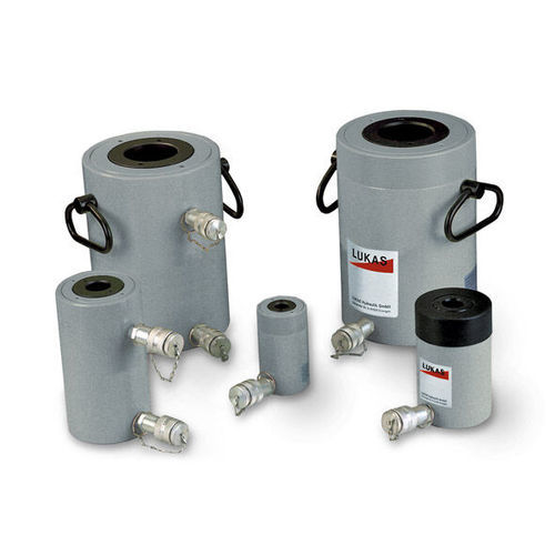 Cilindro a pistone cavo - LHC series - LUKAS Hydraulik GmbH - idraulico / a doppio effetto / in acciaio