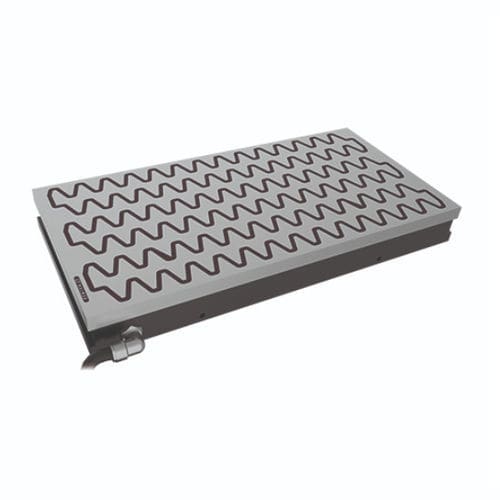 Piano elettromagnetico rettangolare - ELMGW series - WALMAG MAGNETICS - per macchina utensile / per rettifica / con separazione polare parallela
